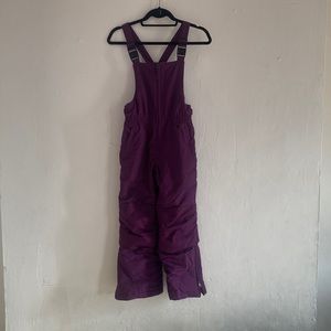Kids snow pants - size 8 purple - clean ready to wear